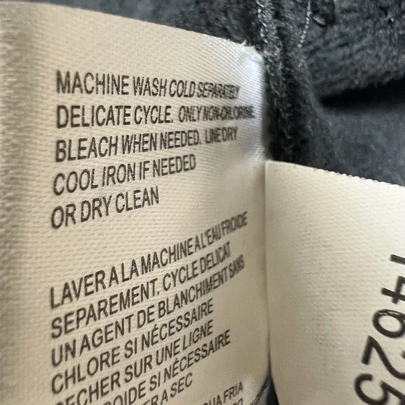 Michael Kors Trench Coat Womens Small Black Hooded Full Zip MK Logo Lined - Picture 12 of 15